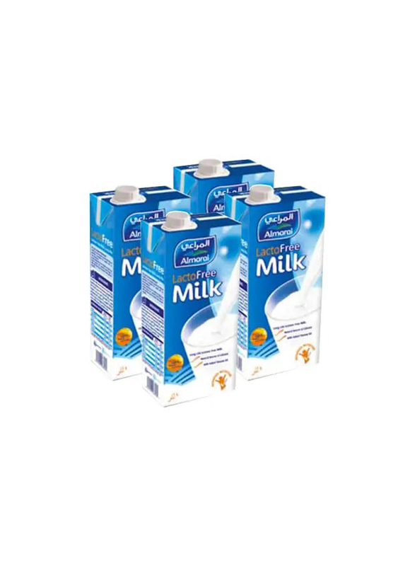 Almarai Uht Lacto Free Milk - 4 x 1 Ltr