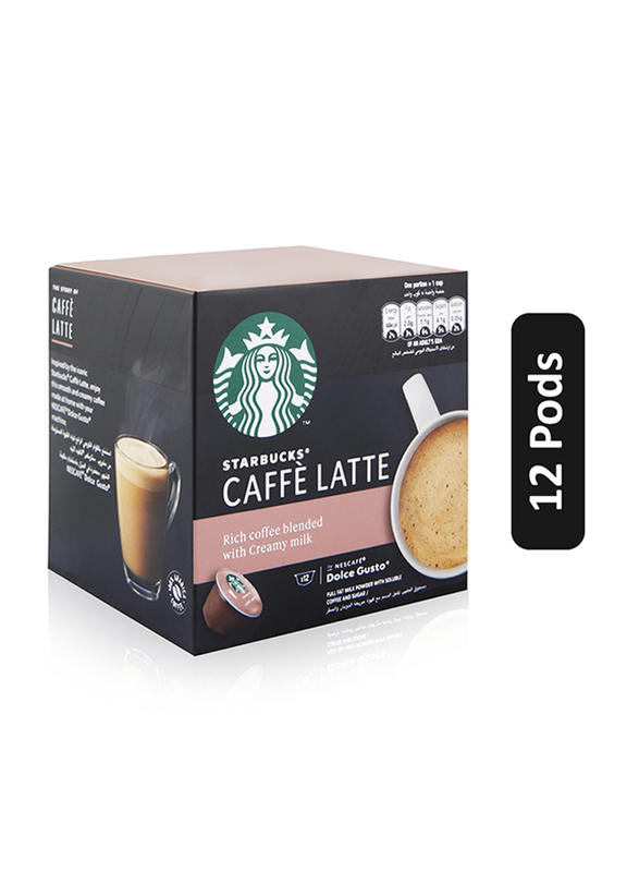 Starbucks Caffe Latte, 12 Pods