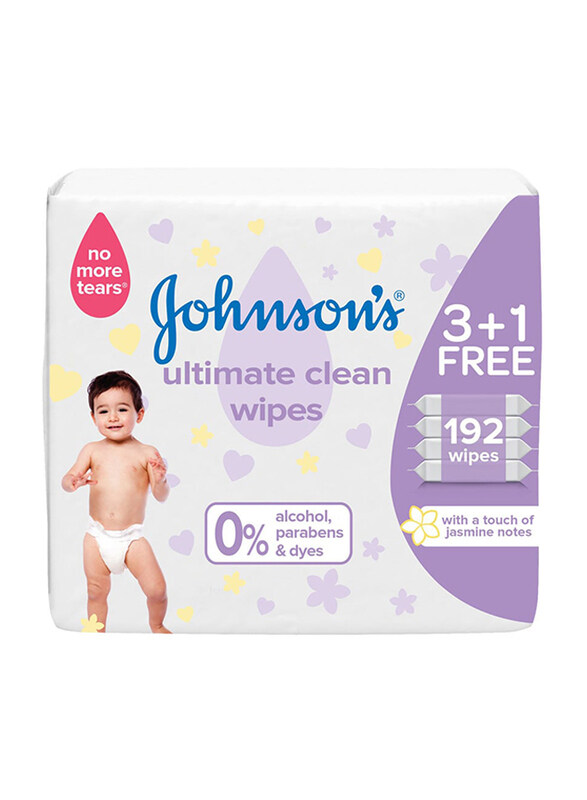 

Johnson's Baby 192-Sheet Ultimate Clean Wipes for Babies