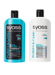 Syoss Purify & Care Shampoo + Conditioner - 500Ml Sp.