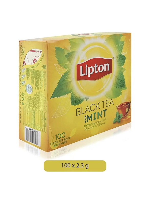 Shop Lipton Black Tea with Mint 25 Tea Bags | Lipton UAE