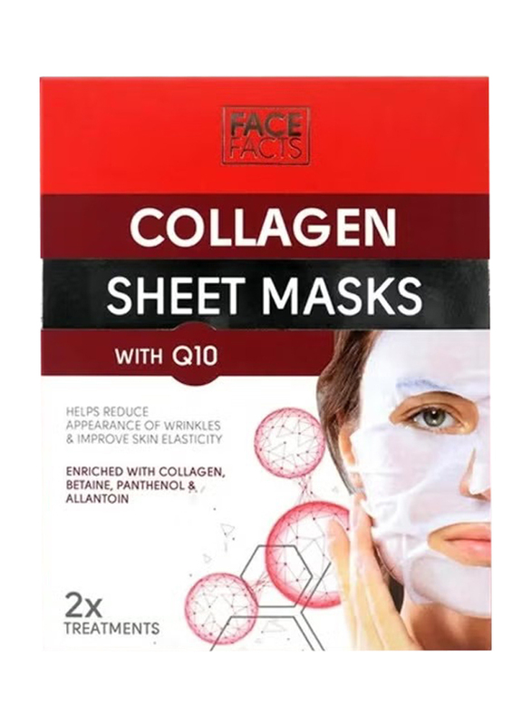 Face Facts Collagen Facial Mask, 2 x 20ml