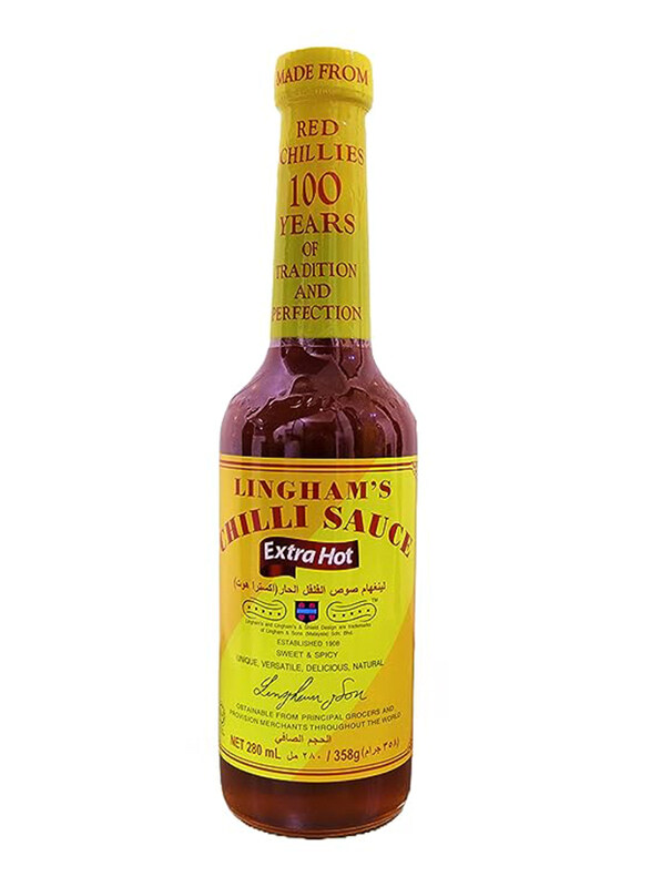 

Linghams Lingham's Extra Hot Chilli Sauce, 280ml