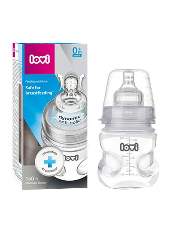 

Lovi Medical+ Bottle With Dynamic Teat 150ml, Clear