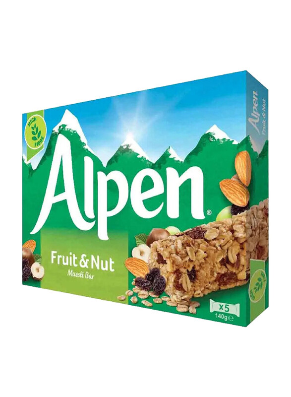 

Alpen Bar Fruit & Nut Mueseli Bar, 5 x 28g