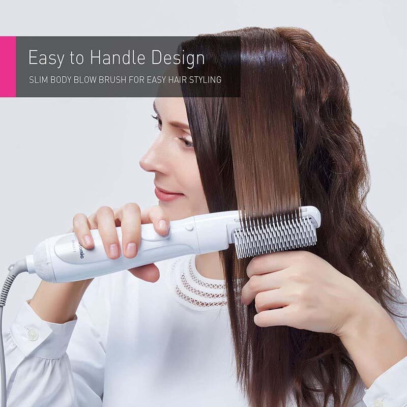 Panasonic Blow Brush Hair Styler, EH-KA11, White