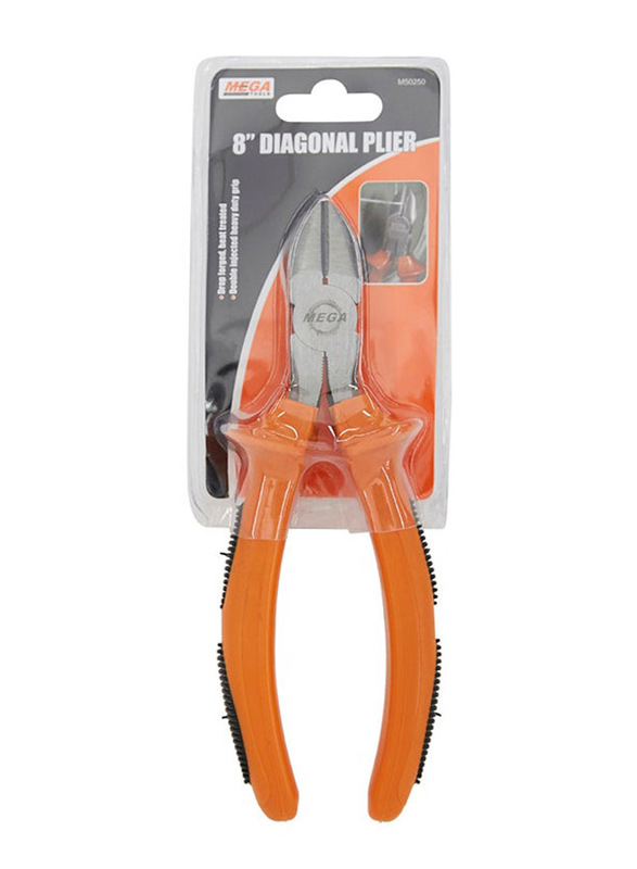 Mega 8-Inch Diagonal Plier, Orange