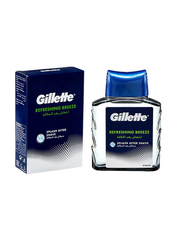 Gillette Refreshing Breeze After Shave Splash, 100ml