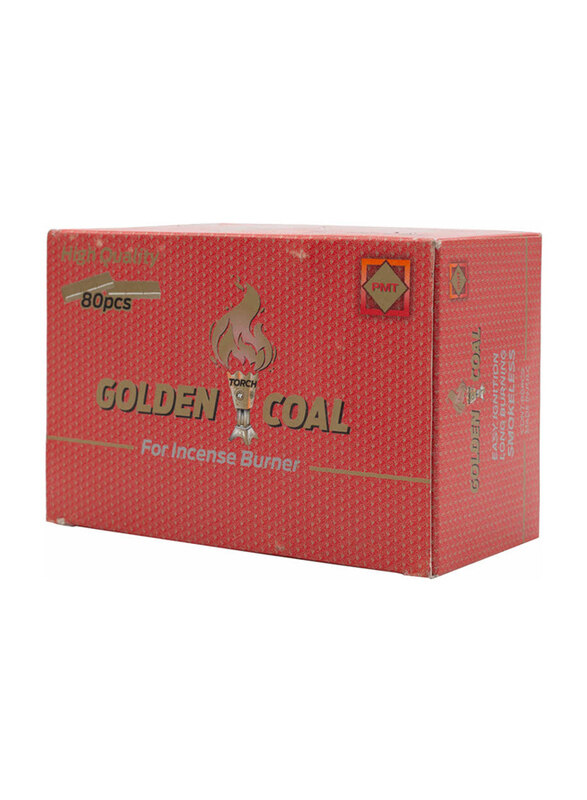 

PMT Golden Torch Coal Charcoal, 80 Pieces, Black