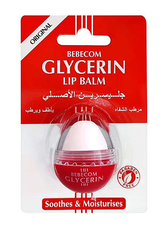 Bebecom Soothes & Moisturises Glycerine Lip Balm with Strawberry, 6 x 10gm