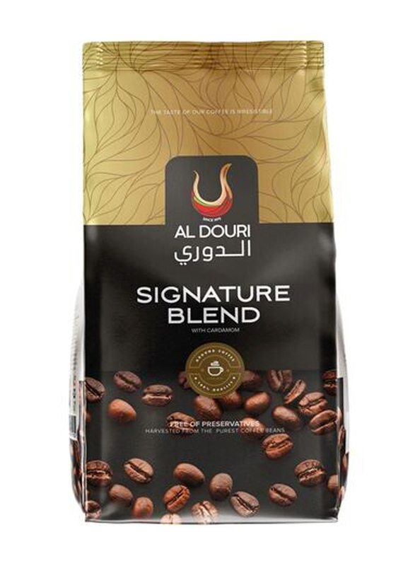 Al Douri Signature Blend Ground Coffee with Cardamom, 250 g
