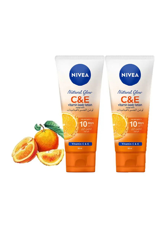 Nivea Body Lotion Natural Glow Vitamin C & E Orange