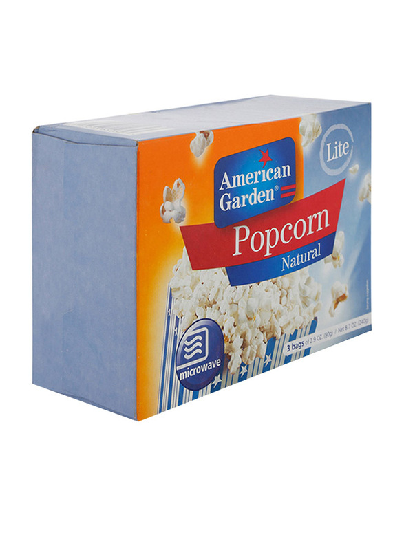 American Garden Light Natural Popcorn, 240g