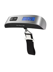 Portable Digital Travel Luggage Scale, Grey/Black