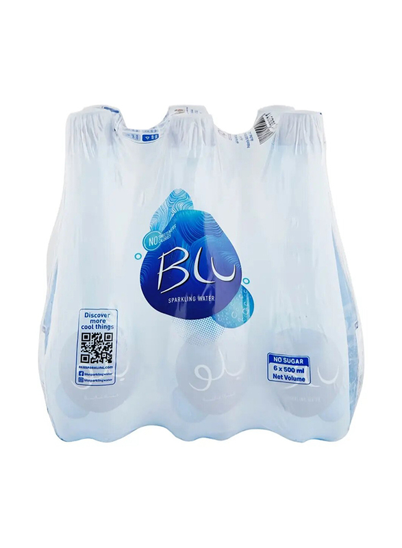 Blu Sparkling Water - 6 x 500ml