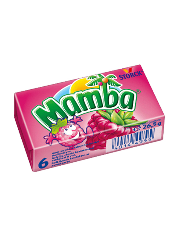 Storck Mamba Raspberry Chewing Candy, 26.5g