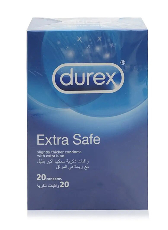 Durex Extra Safe Condoms, 20 Pieces