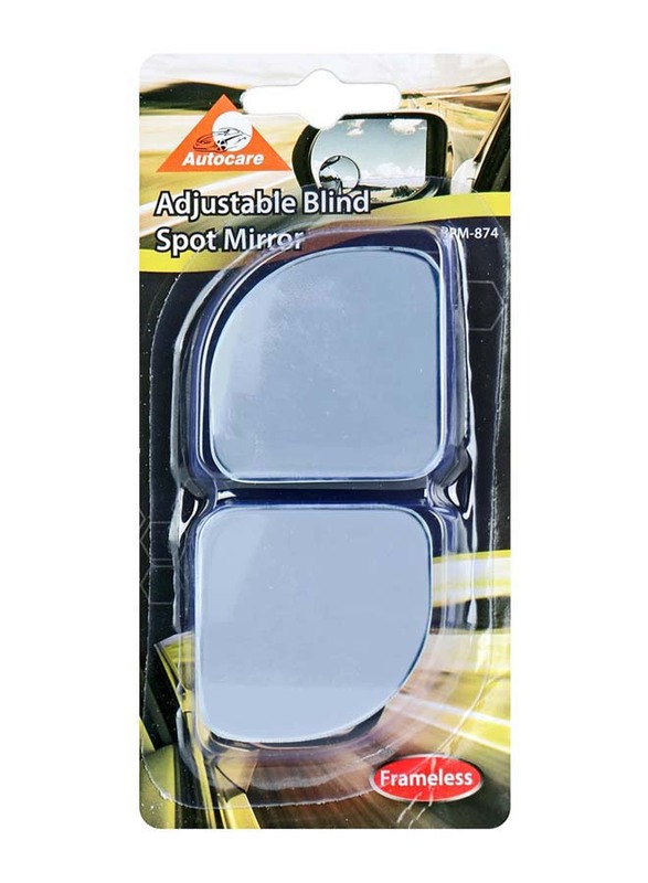 Autocare Adjustable Blind Spot Mirror, BPM-874, Clear