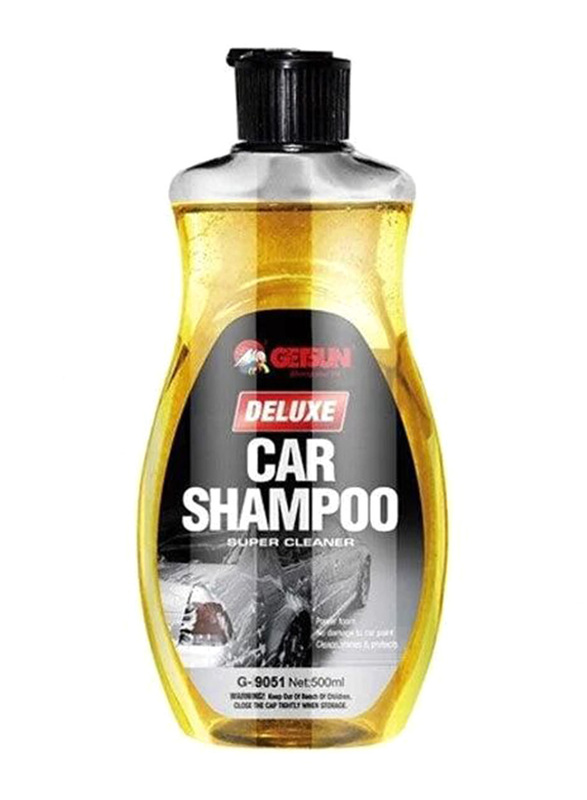 Getsun 500ml Deluxe Car Shampoo, Yellow