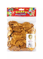 Alras Prolloon Round Large Balloons, 40 Pieces, Gold