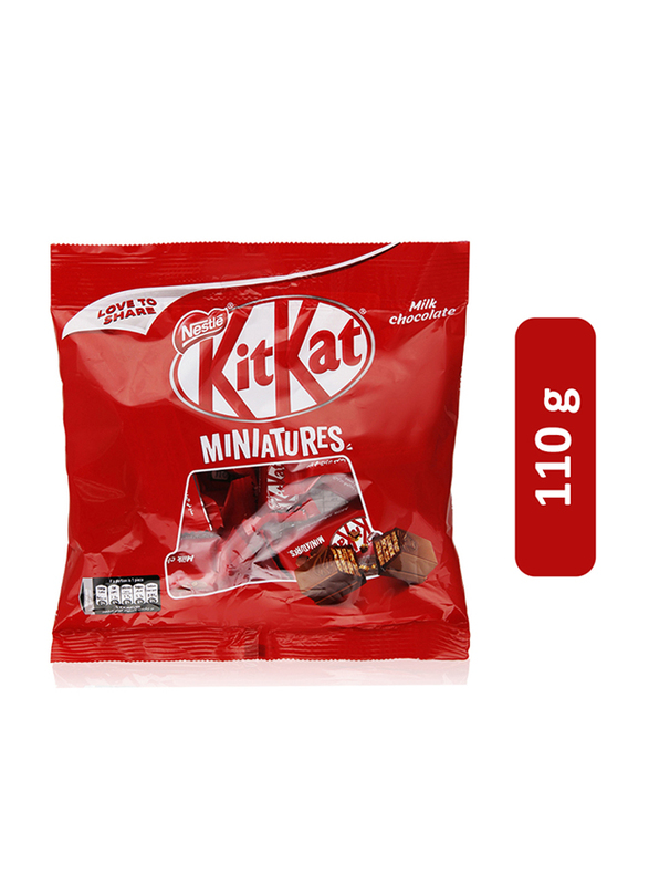 Nestle Kitkat Miniatures Milk Chocolate Bar, 110g