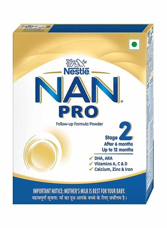 

Nestle Nan Pro 2 Stage Formula Powder, 400g