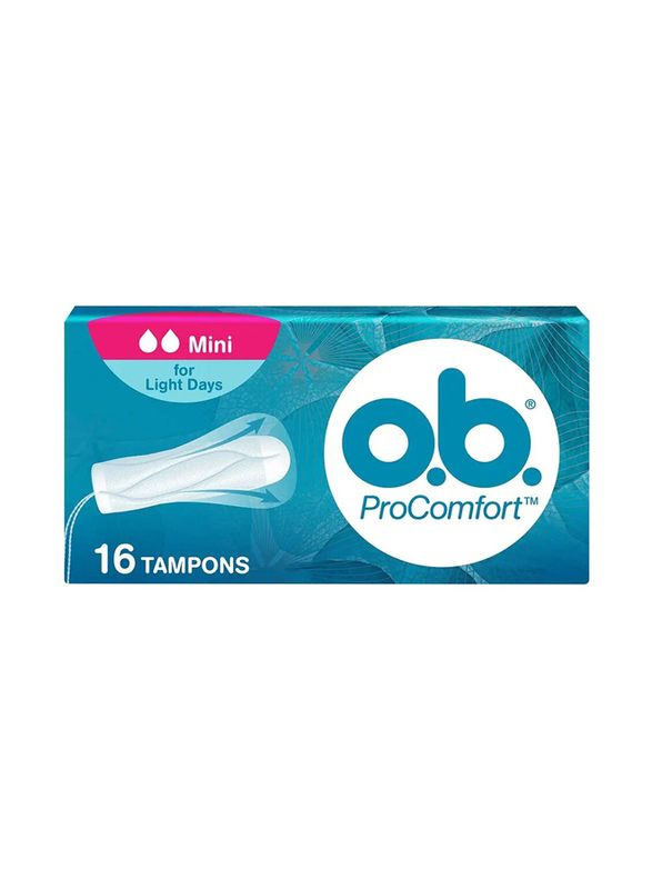 OB ProComfort Mini Tampons - 16 Count