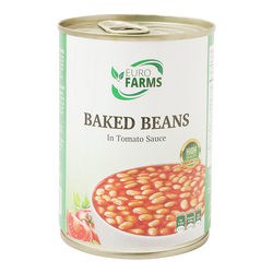 Euro Farms Baked Beans in Tomato Sauce, 400g