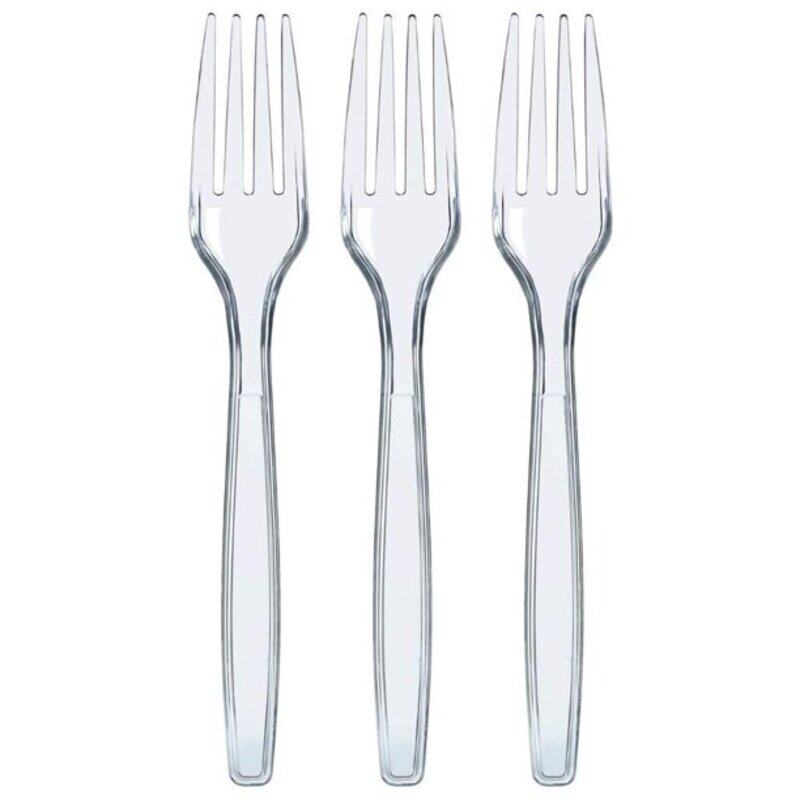 

Union 50-Pieces Plastic Fork 902, Clear