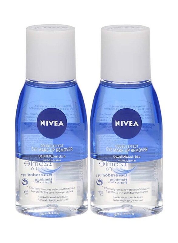 

Nivea Double Effect Eye Makeup Remover - 2 x 125 ml