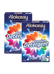 Alokozay Premium Detergent Auto, 2 x 2.5 Kg