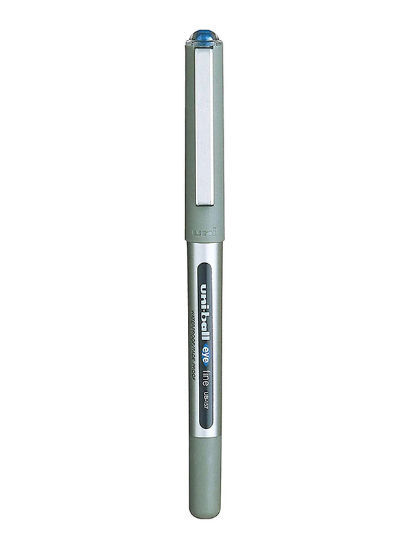 Uniball 2-Pieces Eye Fine Waterproof & Fade-Proof Rollerball Pen Set, Blue