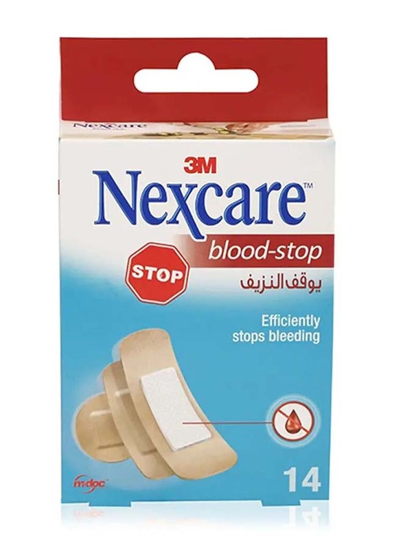 3M Nexcare Blood Stop Bandages, 14 Pieces