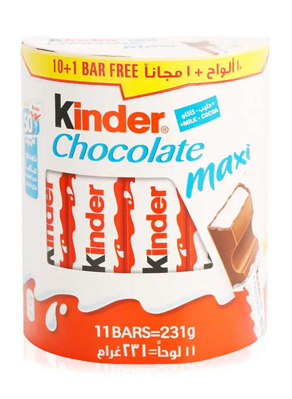 Kinder Chocolate Maxi Bar - 231g