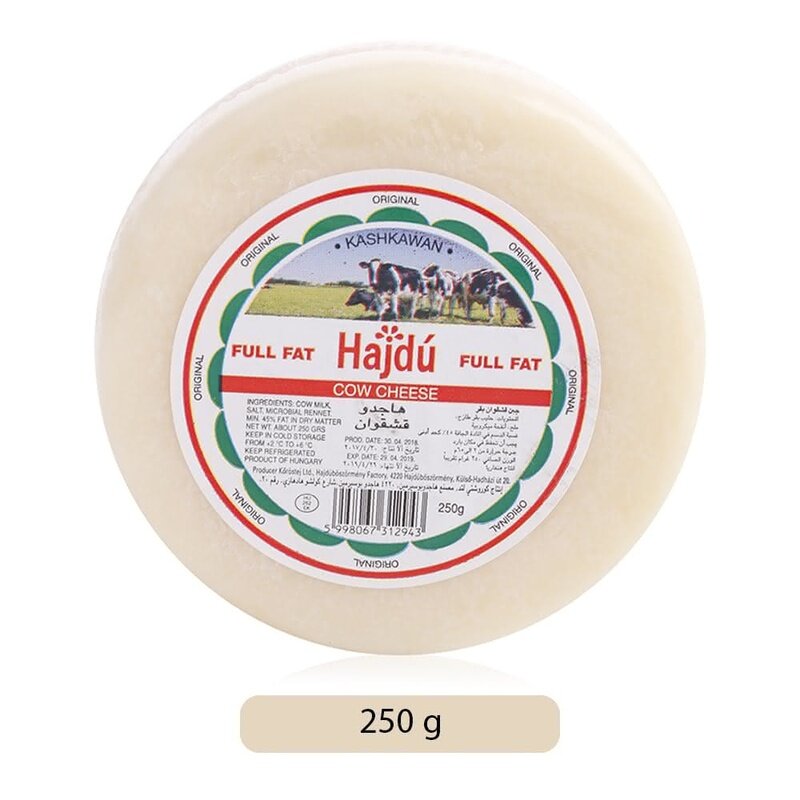 

Hajdu Kashkawan Full Fat Cow Cheese, 250 g