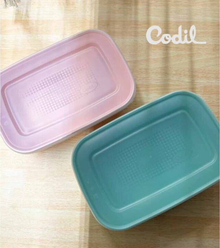 Codil Rectangular Lunch Box, 3.2 Liters, Assorted