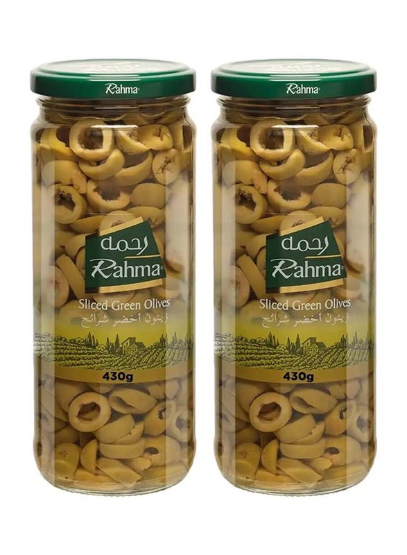Rahma Sliced Green Olives - 2 x 430g