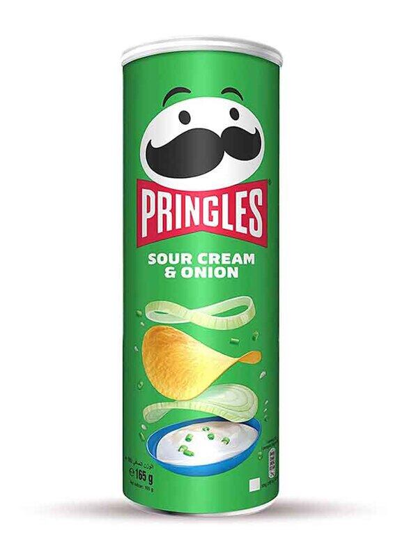 

Pringles Sour Cream & Onion Potato Chips - 2 x 165g