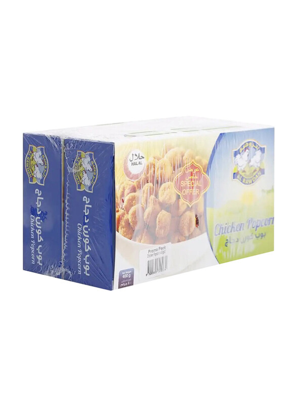 

Al Rawdah Chicken Popcorn Frozen, 2 x 400g