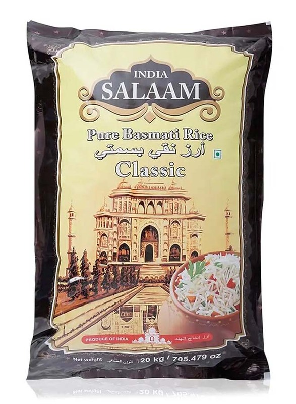 India Salaam Classic Pure Basmati Rice - 20 Kg