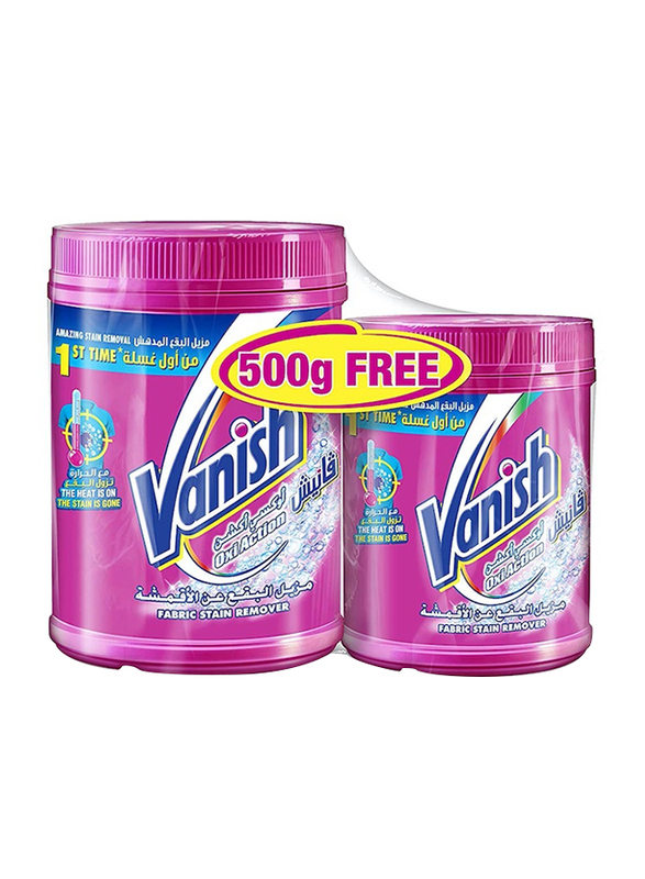 Vanish Oxi Action Fabric Stain Remover Powder, 1 Kg + 500g