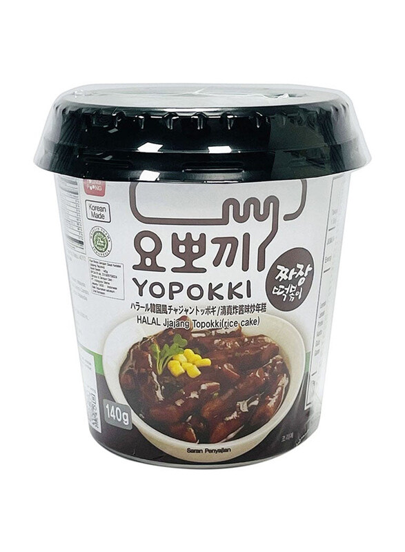 

Yopokki Halal Jjajang Topokki (Rice Cake), 140g
