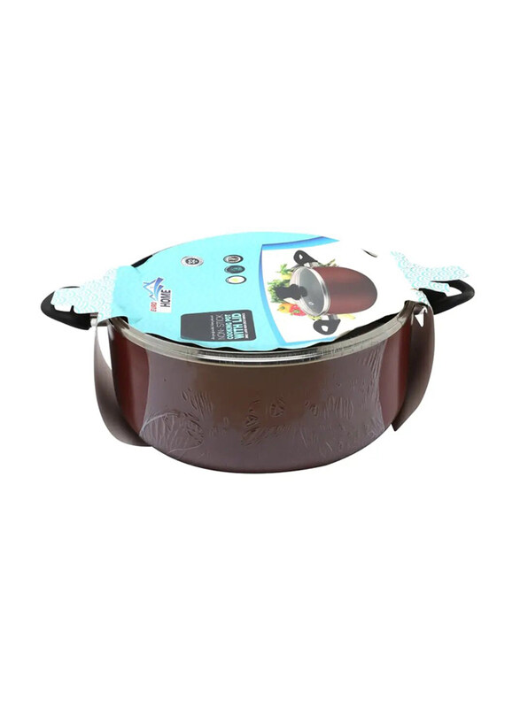 

Euro Home Casserole W/GL Lid, 0330, 2.6mm, Red