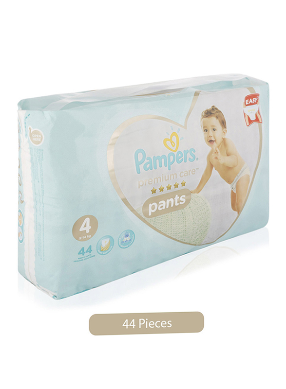 Pampers Premium Care Pants Diapers, Size 4, 9-14 kg, 44 Count