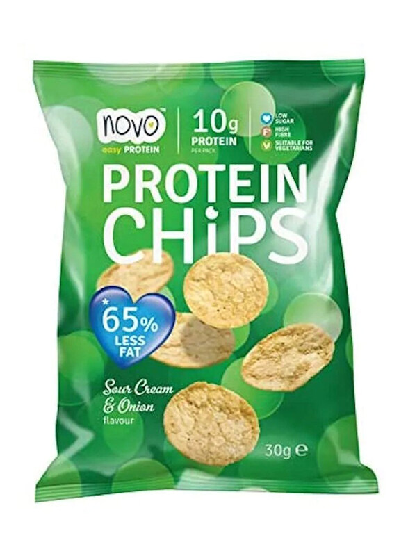 

Novo Protein Sour Cream & Onion Potato Chips, 30g