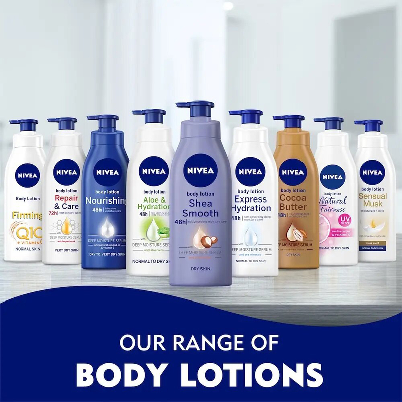 Nivea Nourishing Almond Oil & Vitamin E Body Lotion For Extra Dry Skin - 2 x 250ml