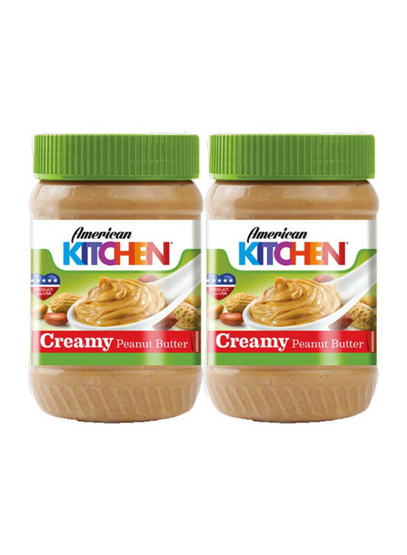 American Kitchen Peanut Butter, 2 x 340g