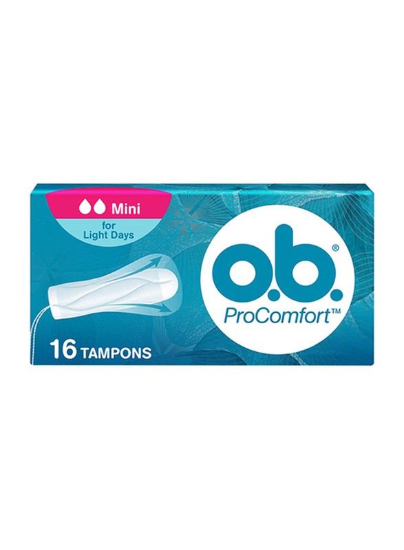 Ob ProComfort Mini Tampons, 16 Pieces