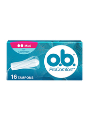 Ob ProComfort Mini Tampons, 16 Pieces