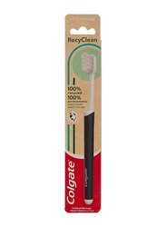 Colgate Recyclean Soft Toothbrush, 100% Recycled Plastic Handle with Plant Based Bristles Toothbrush, 1 Piece